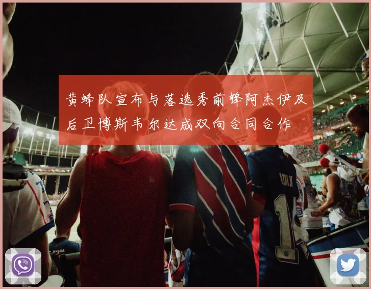 黄蜂队宣布与落选秀前锋阿杰伊及后卫博斯韦尔达成双向合同合作